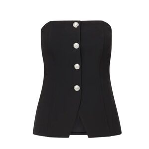 Veronica Beard Forman Bustier Top Sz10